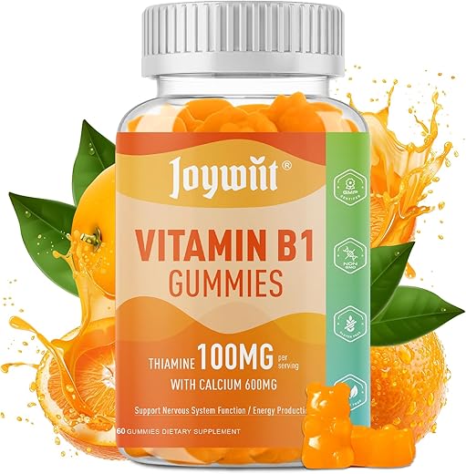 Joywiit - Gomas de Vitamina B1 100mg para Adultos – Marca: Primeiro