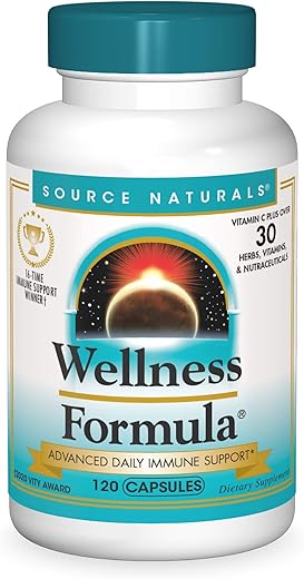 Wellness Formula: Suporte Avançado ao Sistema Imunológico, Vitaminas Bio-Alinhadas - Source Naturals