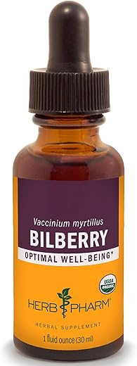 Extrato Líquido de Mirtilo para Suporte Ocular e Visual – 30ml - Herb Pharm