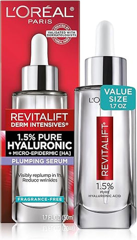 L'Oreal Paris - L’Oreal Paris Revitalift Serum Facial Ácido Hialurônico Puro 1.5%, Hidratação – 30ml