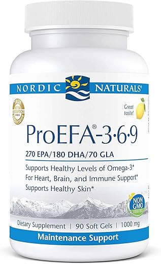 ProEFA 3-6-9, Sabor Limão – 90 Cápsulas – 565 mg Ômega-3 – EPA - Nordic Naturals