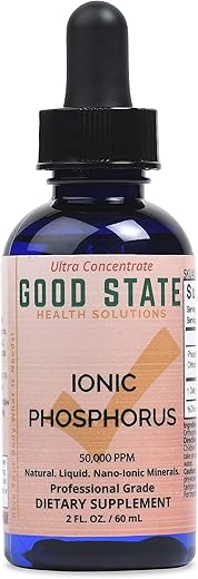 Concentrado Ultra de Fósforo | Minerais Traços Iônicos Líquidos | Soluções Homeopáticas para Digestão | Melhora a Absorção de Nutrientes | 100 Porções | 50 mL - Good State