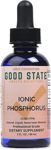 Concentrado Ultra de Fósforo | Minerais Traços Iônicos Líquidos | Soluções Homeopáticas para Digestão | Melhora a Absorção de Nutrientes | 100 Porções | 50 mL - Good State