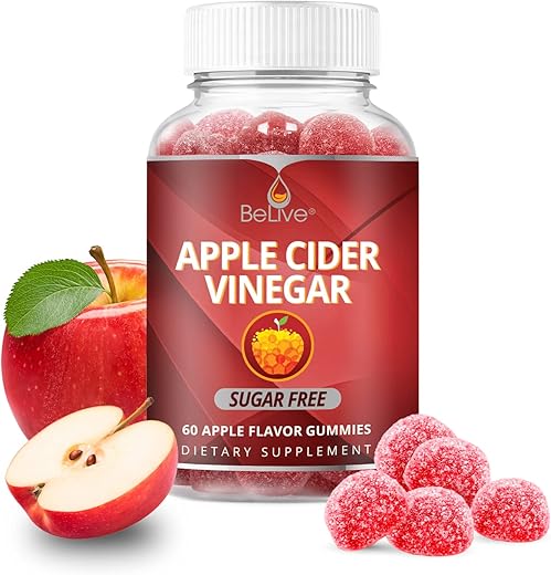 Gomas de Vinagre de Maçã – Gomas de ACV sem Açúcar Detox | BeLive – 100g - BeLive