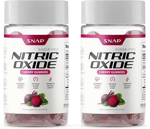 Gomas de Beterraba em Géis de Óxido Nítrico – Suporte à Circulação Sanguínea Saudável, 120 Gomas - Snap Supplements