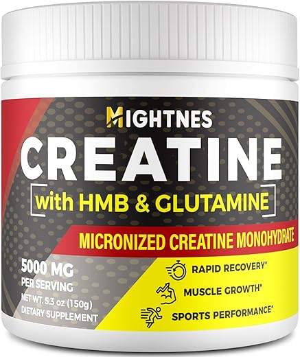 Mightnes - Pó de Creatina Monohidratada para Homens – Aumente sua Performance Muscular | Marca XYZ