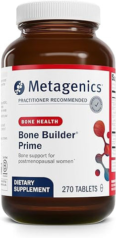 Bone Builder Prime – Suplemento para Fortalecimento Ósseo com Ipriflavona – Suporte Mineral Completo – com Cálcio, Vitamina D - Metagenics