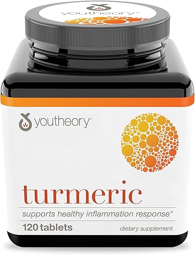 Turmeric Advanced – 450 mg de Cúrcuma com 15 mg de Pimenta Preta – Suplemento de Cúrcuma - Youtheory