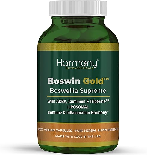 Boswin Gold Liposomal – Máxima Potência e Bioatividade Clínica do Dr. Gumman Sinergizada com Cúrcuma – 60g - Harmony Nutraceuticals
