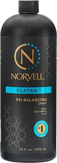 XLATAN Spray pH Balanceador Pré-Bronzeamento Sem Sol, 1 Litro - Norvell