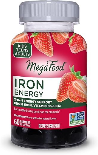 Gummies Energéticos de Ferro – Veganos | 60 gummies - MegaFood