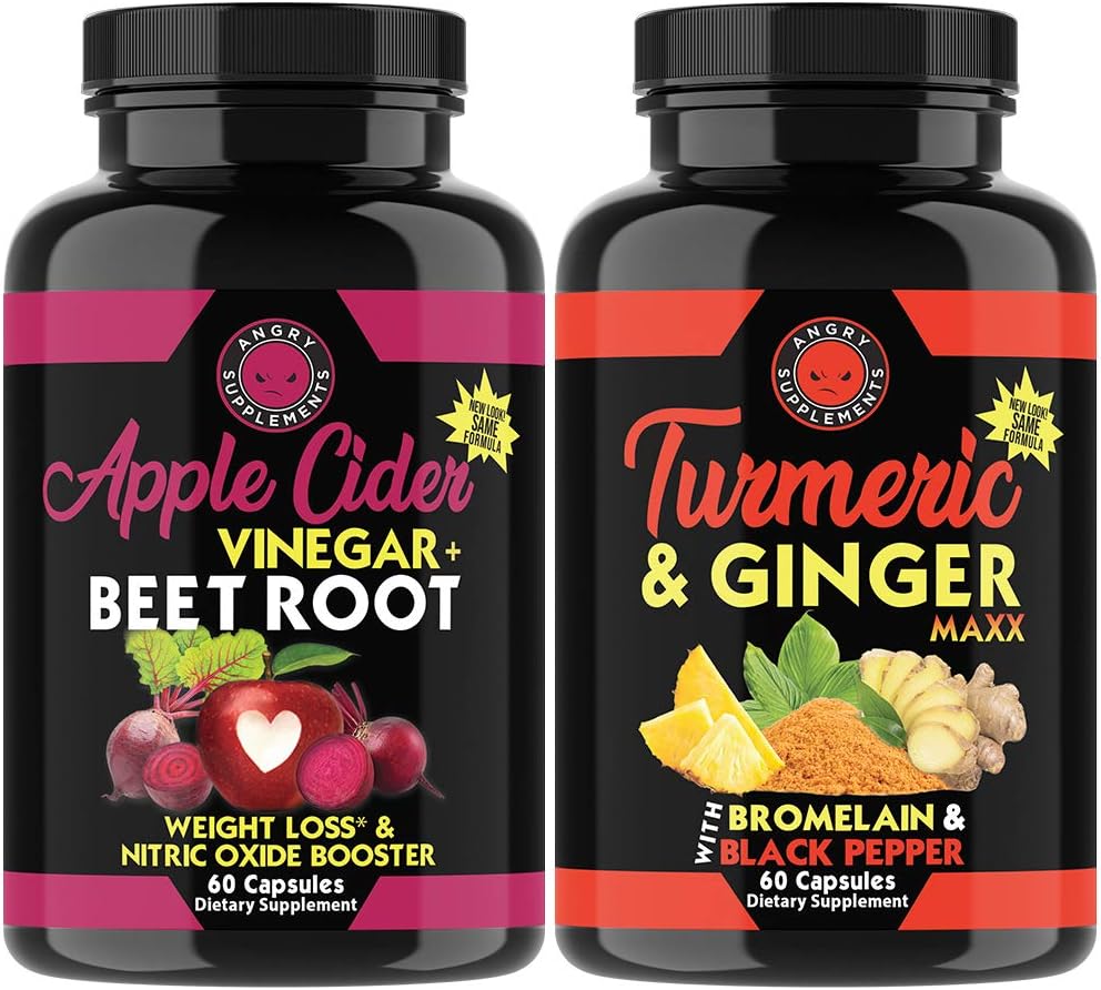 Vinagre de Maçã com Beterraba e Cúrcuma – 500ml - Angry Supplements
