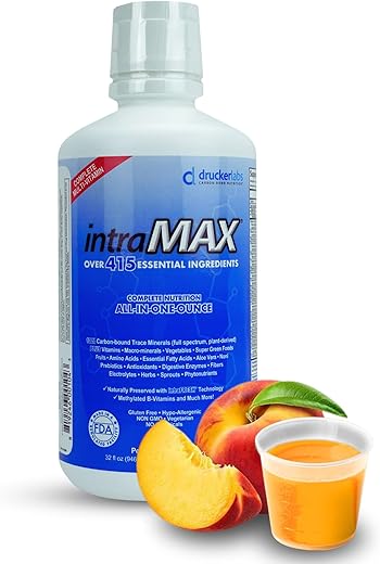 intraMAX - Drucker Labs IntraMAX (32 oz.) – Fórmula Completa de Nutrição Líquida | Saúde e Bem-Estar | Drucker Labs