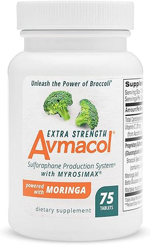 Nutramax Laboratories - Avmacol Extra Strength – Marca Líder em Sulforafano para Desintoxicação, Suporte Antioxidante, Saúde Imunológica – Adultos
