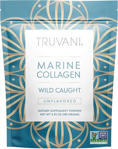 Truvani - TRUVANI – Pó de Proteína de Colágeno Marinho Hidrolisado | Suplemento de Proteína de Colágeno Tipo 1,2 | 100% Natural e Selvagem | Embalagem de 200g