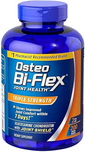 Osteo Bi-Flex - Osteo Bi Flex Tripple Strength – 200 Comprimidos, Embalagem de 1 – Suplemento para Articulações