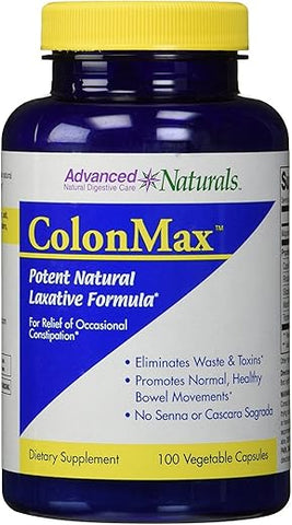 Advanced Naturals - ColonMax 100 Cápsulas – Embalagem com 2
