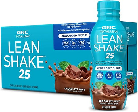 Total Lean Shake Chocolate Mint – 400g | 12 Frascos - GNC