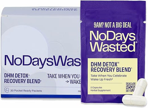DHM Detox, No Days Wasted: Recuperação e Melhor Dia Seguinte – 30 Porções