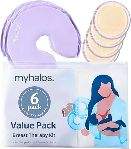 myhalos - Pack Terapia para Seios – 2 Pacotes Terapia Quente Frio para Seios