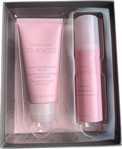Timewise Microdermoabrasão Set – Tamanho Completo Novo na Caixa – Refine e Minimizador de Poros – Mary Kay - Mary Kay