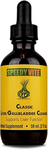 SpeedyVite - Limpeza e Desintoxicação Clássica do Fígado/Vesícula Biliar com Ervas (60 ml) – Cardo Mariano, Raiz de Dente-de-leão e Mais