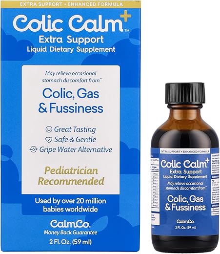Plus Água de Cólica, 2 ml – Alívio eficaz para cólicas de bebês - Colic Calm