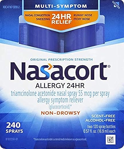 Spray Nasal, 240 Pulverizações Totais – Compre Agora! - Nasacort