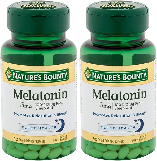 Nature's Bounty - Nature’s Bounty Melatonina 5mg, 90 Softgels (Pacote com 2) – Compre Agora!