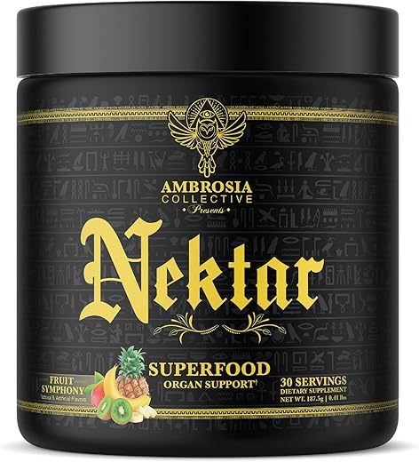 Nektar – Pó Superfood | Suplemento Completo para Saúde | 30 Porções (Sinfonia de Frutas) - Ambrosia