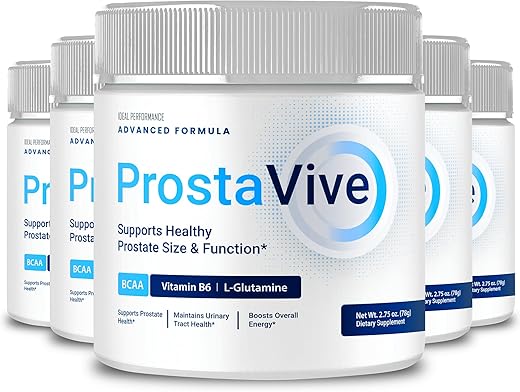 IDEAL PERFORMANCE - Fórmula Avançada em Pó Prostavive – Força Máxima, Oficial com Vitamina A, Vitamina C, Vitamina D, Zinco, Cromo, ProstaVive