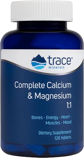 Cálcio Completo  | Benefícios para a Saúde | 1000mg de Cálcio por Porção - Trace Minerals