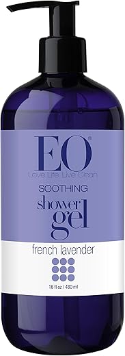 Gel de Banho, Lavanda Francesa, Frasco de 16 ml (Pacote com 2) - EO