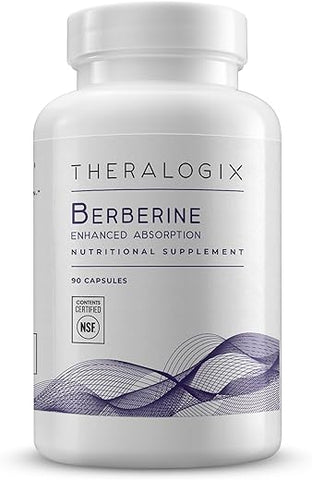 Berberine Enhanced Absorption – Suprimento de 90 Dias – Feito com Berberina Fitosoma para Apoiar o Metabolismo Saudável - Theralogix