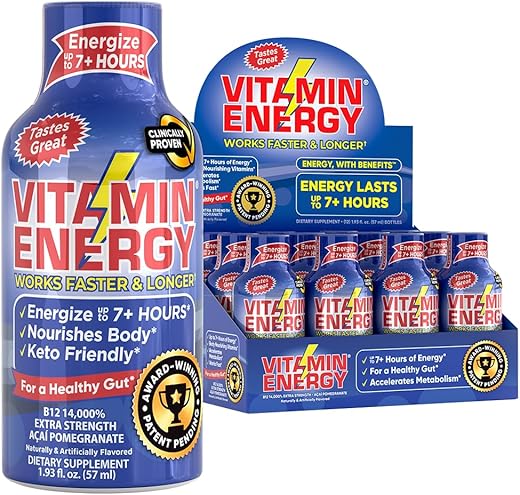 Shots B12 | Energia Natural e Saudável | Marca: Vitamin Energy - Vitamin Energy