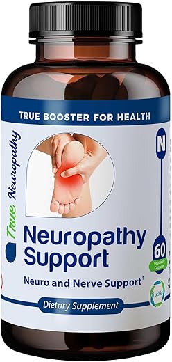TRUEMED - Suplemento Neuro e Nerve Support de Alta Potência com Acetil-L-Carnitina, Tiamina, Piridoxina HCl e Vitamina B12 – 60 Cápsulas Vegetais