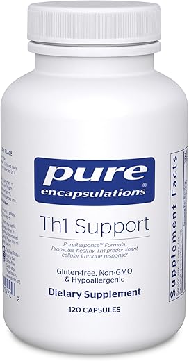 Th1 Support | Estimula uma Resposta Imune Celular Saudável Predominantemente Th1 | 120 Cápsulas - Pure Encapsulations