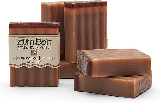 Zum Bar Sabonete de Leite de Cabra – Incenso e Mirra – 85g (6 Unidades) - Indigo Wild