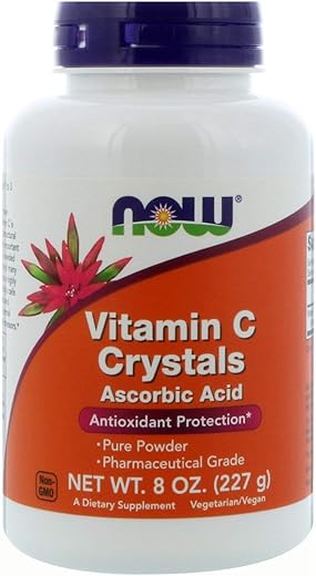 NOW Foods - Now Foods – Vitamina C em Cristais, 2 Pacotes, 227g