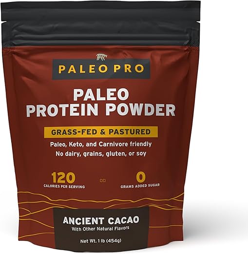 Paleo Pro - Proteína em Pó PaleoPro de Pasto, Livre de Glúten e Laticínios | Sem Açúcar, Soja, Grãos ou Carboidratos Líquidos | Paleo