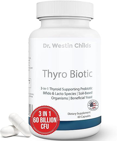 Thyro Biotic | Probiótico para Mulheres – Suporte à Tireoide, Saúde Digestiva | Marca Dr. Westin Childs - Dr. Westin Childs