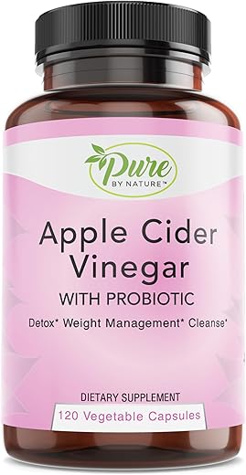 Probiótico de Vinagre de Maçã Pure By Nature para Mulheres – Benefícios para a Saúde Feminina