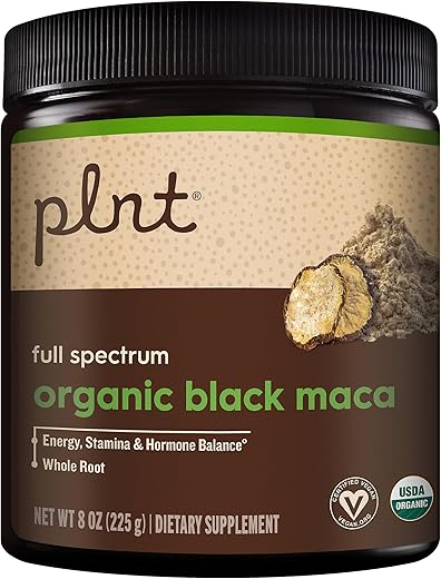 plnt - Pó de Maca Negra Orgânica Full Spectrum – Energia e Resistência – 100g