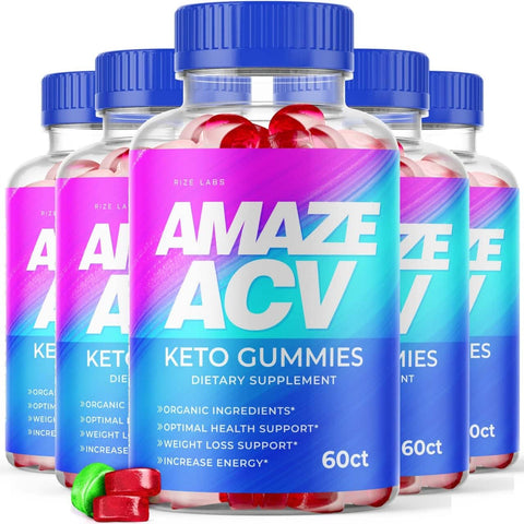 rize labs - (5 Pacotes) Gomas de Amaze ACV Keto para Perda de Peso – Gomas de Amaze Keto – Avançado de Vinagre de Maçã Keto Orgânico Aumenta Energia Gomas de Amaze Keto Pastilla Gomita Gunmies (300…)