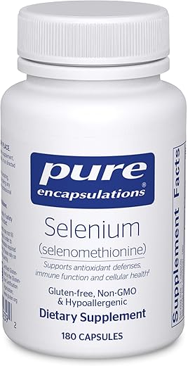 Selênio 200 mcg – para Função Celular Saudável, Sistema Imunológico - Pure Encapsulations