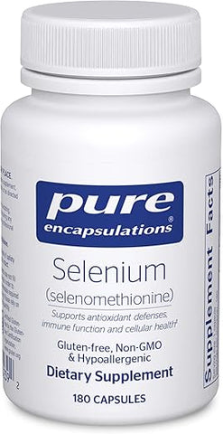 Selênio 200 mcg – para Função Celular Saudável, Sistema Imunológico - Pure Encapsulations