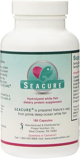Proper Nutrition - Seacure 180 Cápsulas – Fortaleça sua saúde com o poder do mar – Marca Seacure