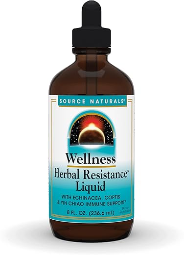 Herbal Resistance – Echinacea, Yin Chiao, Sabugueiro – 60 cápsulas - Source Naturals