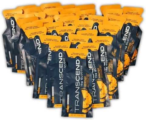 Vitonus - Géis de Glicose com Sabor de Laranja, 36 Pacotes de 1,1 Onças em Bolsa da Marca, 15g de Glicose de Ação Rápida