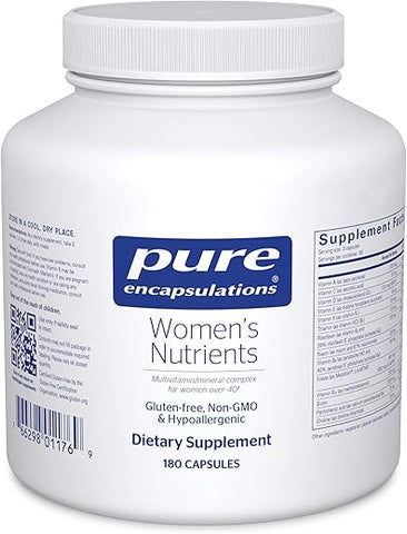 Women’s Nutrients – Multivitamínico para Mulheres Acima de 40 anos para Apoiar a Saúde do Trato Urinário e das Células Mamárias - Pure Encapsulations